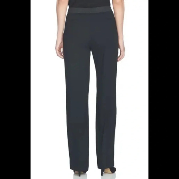 CeCe by Cynthia Steffe Crepe Straight Leg Pants - Picture 2 of 11